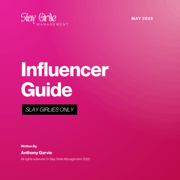 Influencer Guide, Model Guide, Grow Social Media, Book Cover