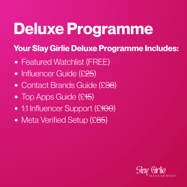 Deluxe Programme - Image 2